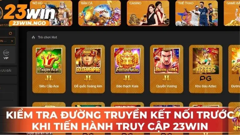 Kiểm tra đường truyền kết nối trước khi tiến hành truy cập