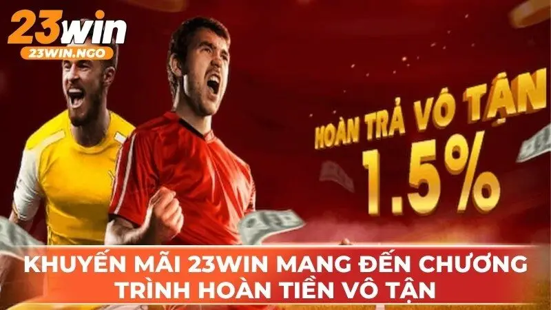 Khuyến mãi 23WIN mang đến chương trình hoàn tiền vô tận